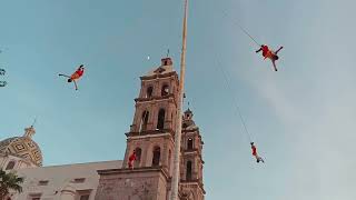 Voladores de Papantla en Teziutlán Puebla noviembre 2024 [upl. by Ahcurb]