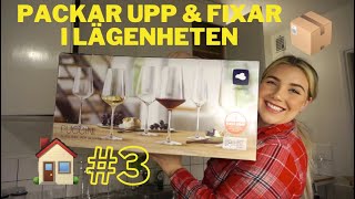 FLYTTVLOGG 3 Packar upp amp Fixar i Lägenheten [upl. by Joung]