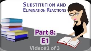 E1 Reaction vid 2 of 3 Zaitsevs Rule and Pi Bond Stability by Leah4sci [upl. by Aneem]