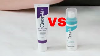 CeraVe Retinol Resurfacing Face Serum  PostAcne Marks VS CeraVe Skin Renewing Retinol Cream Serum [upl. by Ailyt108]