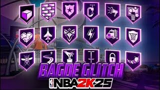 EASY BADGE GLITCH IN NBA 2K25 [upl. by Prestige975]