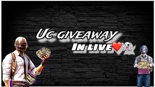 BGMI UC Giveaway [upl. by Fayina]