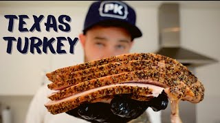 Texas Style Turkey  Franklin Barbecue Style Smoked Turkey Breast [upl. by Llerdnek]