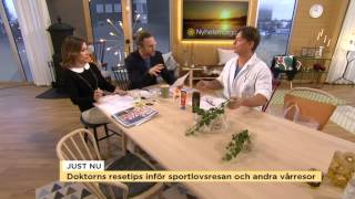 Fråga Doktor Mikael quotKan jag resa med min jordnötsallergiska dotterquot  Nyhetsmorgon TV4 [upl. by Maggee14]