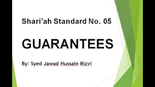 AAOIFI Shariah Standard No 5  Part 2 [upl. by Leigh370]