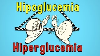 Hipoglucemia vs hiperglucemia [upl. by Ailina964]