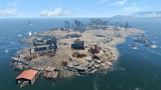 Fallout 4  Next Gen Restart  Spectacle Island  Settlement Tour  No Commentary [upl. by Lesna]