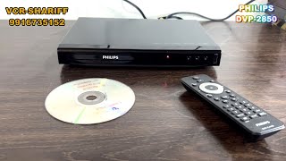 PHILIPS DVP2805 NEW CONDITION DVD PLAYER ONLY RS2000 WITH COURIER CONTACT 9916735152 [upl. by Chellman288]