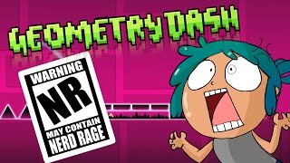 NERD RAGE ALERT 2  GEOMETRY DASH con EDD00CHAN [upl. by Hazelton]