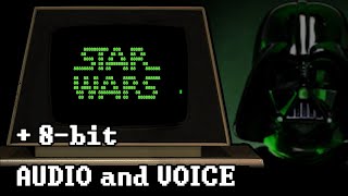 Telnet ASCII Star Wars Episode IV with 8bit audio and voice [upl. by Trinee959]