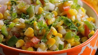 AMERICAN CORN SALAD  Healthy Tasty American Corn Salad  The Best Corn Salad [upl. by Eniawd324]