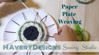 Paper Plate Weaving [upl. by Ulysses]