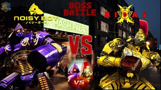 NOISYBOY VS MIDAS  Crash Palace Live Event  Real Steel World Robot Boxing [upl. by Akihsan]