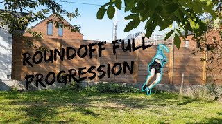 ROUNDOFF FULL PROGRESSION [upl. by Helbona]