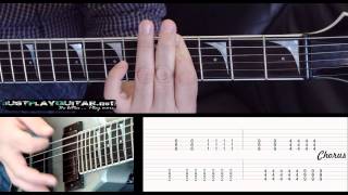 SHAKA PONK  Im picky  how to play part 22  free guitar lesson  with tabs [upl. by Radie]