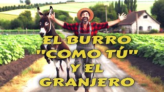 EL BURRO quotCOMO TÚquot Y EL GRANJERO [upl. by Ahsakal468]