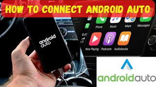 Android Auto connection in Android Car player Android Car player me Android Auto kaise connect kare [upl. by Damarra]