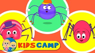 Itsy Bitsy Spider  More Nursery Rhymes And Kids Songs by KidsCamp [upl. by Alled]