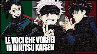 LE VOCI DEI DOPPIATORI ITALIANI SUI PERSONAGGI DI JUJUTSU KAISEN  Fan Made [upl. by Ginny618]