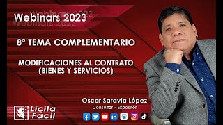 Modificaciones al Contrato Bienes y Servicios 2023 [upl. by Helaina969]