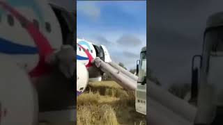 Russian plane makes emergency landing [upl. by Yliak977]