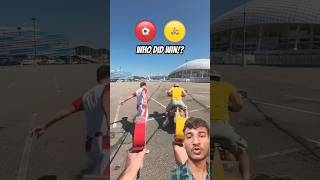 Football vs scooty challenge 😱 funny footballchallange soccer shorts [upl. by Larcher665]