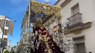 Madre de Dios del Patrocinio en calle Merced Magna Mariana Jerez 2024 [upl. by Nlyak542]