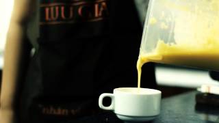 Vietnamese Egg coffee  Luu Gia Cafe [upl. by Lawtun]