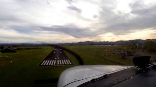 Gisborne Runway 32L Approach amp Landing [upl. by Jasen]