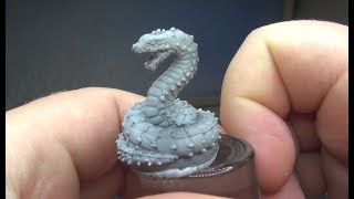 003  Snake 3  Wrath of Ashardalon  Miniature Painting [upl. by Dnalerb]