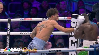 HIGHLIGHTS Ben Whittaker crushes Ezra Arenyeka by unanimous decision  NBC Sports [upl. by Ahsetra]