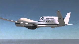 Global Hawk drone takeoff [upl. by Polik]