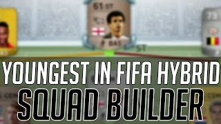 THE YOUNGEST AFFORDABLE HYBRID SQUAD CHEAP  FIFA 14 Ultimate Team Squad Builder FUT 14 [upl. by Dambro]