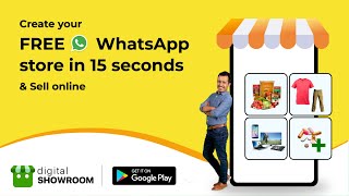 Digital Showroom  Create your FREE WhatsApp Showroom in 15 sec amp Sell Online ApnaWhatsAppShowroom [upl. by Olson900]