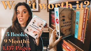 1Q84 BOOK 3 reading vlog  THE FINAL REVIEW [upl. by Nnaytsirk922]