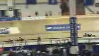 Crash at Womens Track World Cup 0708 LA Keirin [upl. by Adria911]