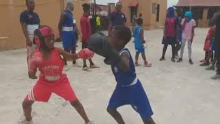 Amuse Boxing Sparring between Israel Dada and Tijani Aliyah [upl. by Lalita]