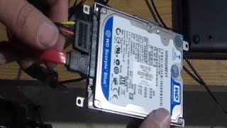 How to recovery Data and Pictures from crashed computer hard drive using a USB  Sata  IDE adaptor [upl. by Greg]