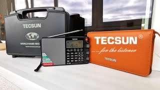 Tecsun PL880 Radio Special Edition Deluxe Set quick daytime test on Shortwave [upl. by Jordon]