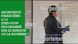 PROGRAMMATION FINANCIERE 414 pour atteindre ses objectifs Comment êtes vous programmé [upl. by Trin]