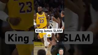 King James Slam 👑 nba shorts [upl. by Nivrem973]