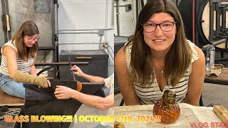 🎃 LETS BLOW GLASS WITH ME  October 11th 2024 🎃🫗🥵 [upl. by Rochelle706]