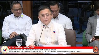 Blue Ribbon Committee Subcommittee on the Philippine War on Illegal Drugs [upl. by Bagger]