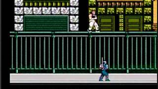 Bad Dudes Level 1 Nintendo NES FAQ  Walkthrough [upl. by Eulalia901]