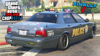 MODDING NEW POLICE CRUISER IN GTA 5 ONLINE The Chop Shop DLC Update [upl. by Legra]