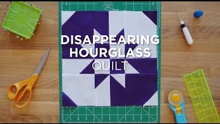 Quilt Snips Mini Tutorial  Disappearing Hourglass [upl. by Jakoba]