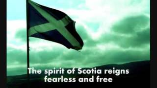 Scotland The Brave Lyrics [upl. by Araccat431]