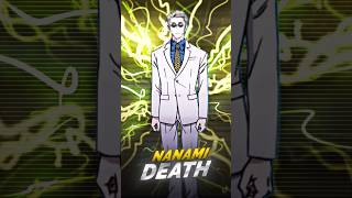 nanami sir death jujutsukaisen jujustukaisen0 nanami nanamideathtamil [upl. by Akirdnuhs161]