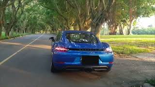 Porsche 718 Cayman S x Valvetronic T22 Titanium Catless Full System [upl. by Orips]