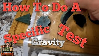 How do do a specific gravity test on jade [upl. by Herbert]